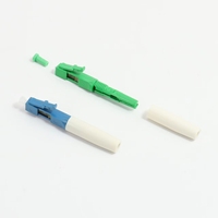Factory Price FTTH LC UPC APC Fiber Optic Fast Connector Pre-embedded Single Mode Optical Fiber Quick Connector for Drop Cable