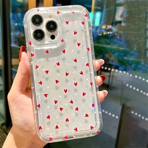Funda de silicona suave con corazón rojo para iPhone, para Apple 17/16/15 Pro Max, moderna y sencilla, compatible con iPhone 14/13 - Product Image 1