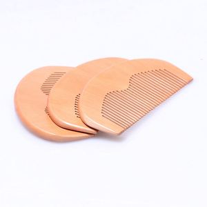 Peine de Barba de Madera Ecológico con Logotipo Personalizado, Peine de Dientes Anchos de Alta Calidad para Hombre - Product Image 2