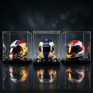 Boîte <span class=keywords><strong>de</strong></span> présentation <span class=keywords><strong>de</strong></span> casque en acrylique <span class=keywords><strong>de</strong></span> qualité supérieure avec éclairage et support rotatif pour casque <span class=keywords><strong>de</strong></span> <span class=keywords><strong>moto</strong></span> et <span class=keywords><strong>de</strong></span> F1 - Product Image 5