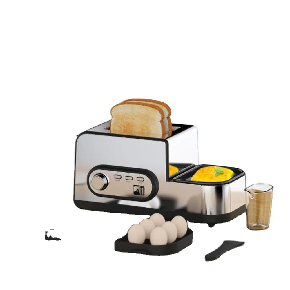 Multi-functional toaster hot selling egg cooker 3 in 1 breakfast makers