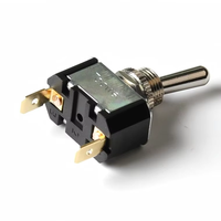 Interrupteur à bascule SPST à verrouillage TOOWEI 12 mm avec levier de verrouillage pour équipement électrique 125 V 10 A
