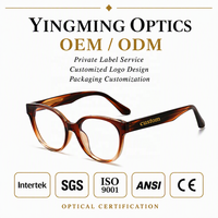 Monture de lunettes en acétate, design imprimé tendance, lunettes universelles pour adultes, légères, monture optique en Tr90