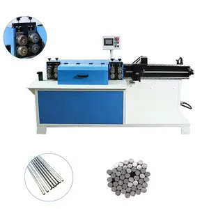 Servo Flying Shear Metal Stainless Steel Rebar Wire Straightening And Cutting Machine