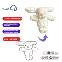 Vente flash - Lapin de Pâques en peluche sur mesure, rembourrage en coton PP, couleur personnalisable, longues oreilles, décoration d'intérieur, logo personnalisé, unisexe