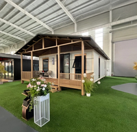 Maison préfabriquée mobile pliable facile à utiliser, 2 chambres, design confortable, certifiée ISO CE UL, idéale pour les grands-parents