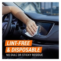 Lingettes nettoyantes portables pour l'intérieur de la voiture, lingettes pour tableau de bord de voiture