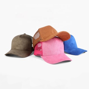 Cappellino camionista di alta qualità con ricamo personalizzato di marca <span class=keywords><strong>nome</strong></span> berretto da Baseball Multicolor gorras de golf cappello a tesa larga in pelle scamosciata - Product Image 2