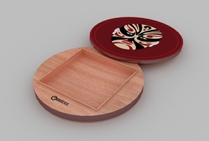 กล่องไม้เก็บซิการ์ทำจากไม้ซีดาร์สเปนหน้ากากโอเปร่า - Product Image 4