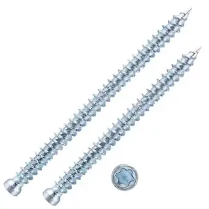 German cement self-cutting screws T30 plum blossom slot hexagonal door and window installation special extended small head self-