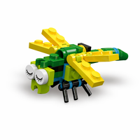Ensemble de blocs de construction en forme de libellule, jouet de construction STEM, briques éducatives à monter soi-même, Kit de modèle animal, cadeau pour enfants de 6 ans et plus