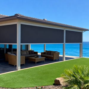 Volets extérieurs toutes saisons avec commande sans fil, design moderne, écologiques, tissu occultant et imperméable <span class=keywords><strong>pour</strong></span> vérandas - Product Image 4