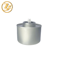 Boîtes vides en fer blanc pour combustible de chafing dish, bidons métalliques ronds hermétiques pour l'emballage de combustible en gel et de combustible liquide pour chauffage