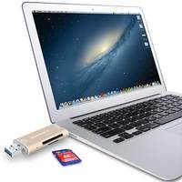 Lector de tarjetas todo en uno tipo C USB 3,0 OTG Tarjeta CF para uso en computadora portátil con compatibilidad Mac10 Win7/8/XP/Vista