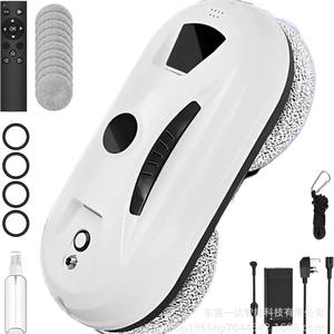 <span class=keywords><strong>Robot</strong></span> <span class=keywords><strong>de</strong></span> nettoyage <span class=keywords><strong>de</strong></span> vitres intelligent entièrement automatique avec moteur sans balais, sans résidus ni traces, télécommande pour usage hôtelier et domestique - Product Image 2