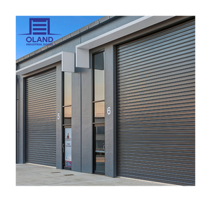 Portes roulantes en acier au design moderne Porte électrique à obturateur automatique de sécurité Porte de garage pliante extérieure à ouverture verticale antirouille - Product Image 4