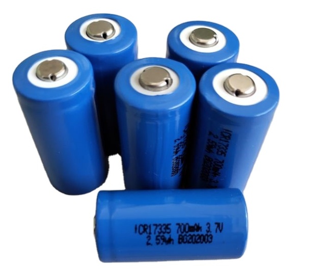 CR123A / CR17335 / 16340/18650 Litium 3.7V Rechargeable Battery