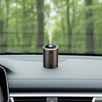 Diffuseur de parfum portable en alliage d'aluminium pour voiture, lumières d'ambiance ciel étoilé, démarrage et arrêt automatiques, longue durée d'aromathérapie