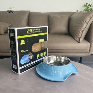 ความงามพึงพอใจหมวกรูปร่างชามอาหารสุนัข Anti-Skid เวลาอาหาร Feeder <span class=keywords><strong>มด</strong></span>หลักฐานแมวสุนัขชาม<span class=keywords><strong>ถาด</strong></span> - Product Image 1