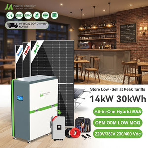 Sistema <span class=keywords><strong>de</strong></span> Almacenamiento <span class=keywords><strong>de</strong></span> Energía Híbrido <span class=keywords><strong>de</strong></span> <span class=keywords><strong>Litio</strong></span> con Batería Solar JApower TODO EN UNO <span class=keywords><strong>de</strong></span> 14kW 30kWh con Inversor Deye para Hogar y Restaurante - Product Image 1