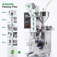 Machine d'emballage verticale fiable pour sachets de liquides et de pâtes