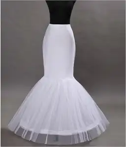 Hochwertige Petticoats Rock Großhandel White Mermaid Brautkleid Petticoat für die Braut