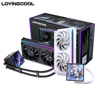 LOVINGCOOL 240mm ARGB agua líquida Cpu enfriador radiador de alta eficiencia Led disipador de calor Gamer caja de la computadora refrigeración por agua