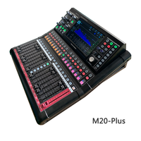 Console audio numérique M20 Prix d'usine Audio professionnel Mixeur analogique numérique 20 canaux Écran tactile Plastique Son