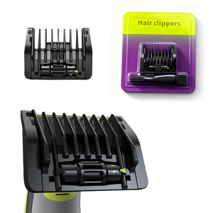 Peine guía <span class=keywords><strong>de</strong></span> <span class=keywords><strong>seguridad</strong></span> 5 en 1 para OneBlade, peine <span class=keywords><strong>de</strong></span> longitud ajustable para recortar barba y cabello, peine para corte <span class=keywords><strong>de</strong></span> cabello OneBlade, CE ROSH - Product Image 1