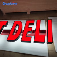Enseignes électroniques lumineuses à led, rvb, lettres acrylique ou en plexiglas, 3d