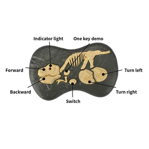 Venta al por mayor DIY plástico grande sonido simulado luz <span class=keywords><strong>control</strong></span> remoto caminar <span class=keywords><strong>robot</strong></span> eléctrico dinosaurio juguete para niños - Product Image 3