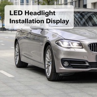 Phares à LED pour F10 F18 Série 5 2011 à 2017, phares à LED projecteurs, feux de jour, phares de voiture halogènes