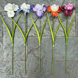 Fleurs d'<span class=keywords><strong>iris</strong></span> artificielles en EVA à 1 tête, style <span class=keywords><strong>jardin</strong></span>, pour la décoration <span class=keywords><strong>de</strong></span> mariages, événements et maisons (vente en gros) - Product Image 2