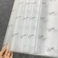 Papier de soie d'emballage imprimé personnalisé avec logo pour vêtements/fleurs/cadeaux