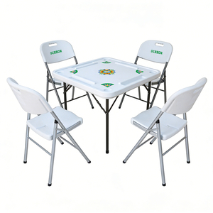 Table de jeu de dominos EASTOMMY en plastique moulé par soufflage, table de jeu de dominos en plastique moulé - Product Image 2