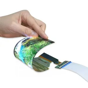 Paper Thin 6 Inch Amoled Flexible Screen Display 1920*1080 Curved 360 Degree Foldable Rollable Wearable Devices LCD Panel