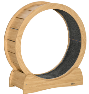 Solid Wood Interactive <b>Cat</b> Treadmill <b>Wheel</b> (FSC Wood) - Product Image 4
