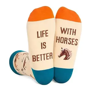 REMOULD Comfortable Knee High Horse Riding Socks Custom Logo Unisex Knee High Boot Equestrian Socks