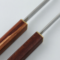 Couteau utilitaire à lame fixe en acier D2, manche en bois naturel, couteau de chasse et de camping EDC tranchant, multifonctionnel, personnalisable