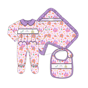 เดรสเด็กผู้หญิงพร้อมคลิปหนีบ<span class=keywords><strong>ผม</strong></span>พิมพ์ลายยูนิคอร์น - Product Image 4