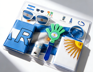 Kit de Animación para Fanáticos del Fútbol con la Bandera Nacional de <span class=keywords><strong>Argentina</strong></span> 2026, Artículos Deportivos Patrióticos para Eventos en Estadios y Celebraciones de Partidos - Product Image 3