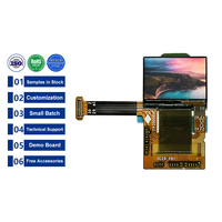 Module AMOLED paysage SPI 0,95 pouce 180*120, écran OLED compact 0,96 pouce 30 broches avec écran tactile CTP pour appareils intelligents