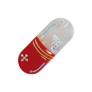 Pinzas para el Cabello de Acetato con Dibujos Animados, Pinzas de Pico de Pato Versátiles, Pinzas para Flequillo Laterales Súper Lindas, Pinzas para el Cabello Simples y Dulces - Product Image 5