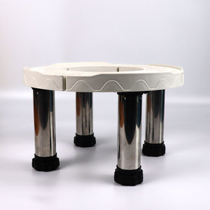 Soporte Ajustable <span class=keywords><strong>de</strong></span> Plástico y Acero para <span class=keywords><strong>Aire</strong></span> <span class=keywords><strong>Acondicionado</strong></span>, Base Redonda <span class=keywords><strong>de</strong></span> Acero Inoxidable - Product Image 1