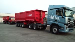 Semi-remorque benne basculante hydraulique robuste à 3, 4 ou 5 essieux, capacité 40, 50 ou 60 mètres cubes - Product Image 6