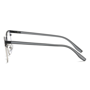 <span class=keywords><strong>ก</strong></span>รอบแว่นตาผู้ชายแบบ<span class=keywords><strong>ก</strong></span>ึ่งไร้ขอบ, แว่นตาโลหะสีดำด้าน, <span class=keywords><strong>4</strong></span> สี, แว่นตา<span class=keywords><strong>ป</strong></span>้อง<span class=keywords><strong>ก</strong></span>ันแสงสีฟ้า - Product Image 5