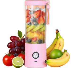 Appareils électroménagers, mini-blender commercial portable, alimentation USB/voiture/batterie, récipient, commande de blender à bouton poussoir unique - Product Image 1