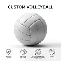 Ballon de volley-ball personnalisé en PU, couleur personnalisable, logo du client, haute qualité, entraînement, adulte