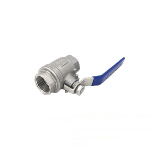 โรงงานขายส่ง OEM บอลวาล์วสแตนเลส 2 ชิ้น ขนาด 1-1/2 นิ้ว DN40 1000WOG เกลียว NPT BSP แบบเต็มพอร์ต สำหรับน้ำ - Product Image 2