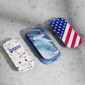 Support de doigt de sangle en silicone mignon pour bricolage mini prise collante pliable mince pour téléphone portable - Product Image 4